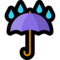 Umbrella With Rain Drops emoji on Microsoft